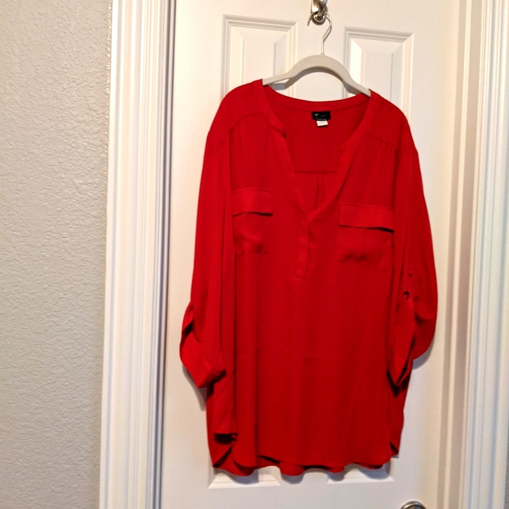 Torrid Harper Top Size 3 Red